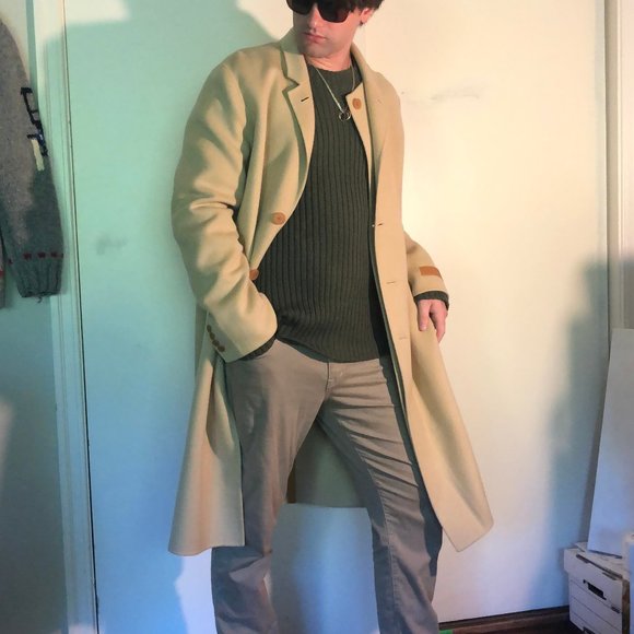 Double Lapel Cashmere Coat - HELMUT LANG - Picture 2 of 12